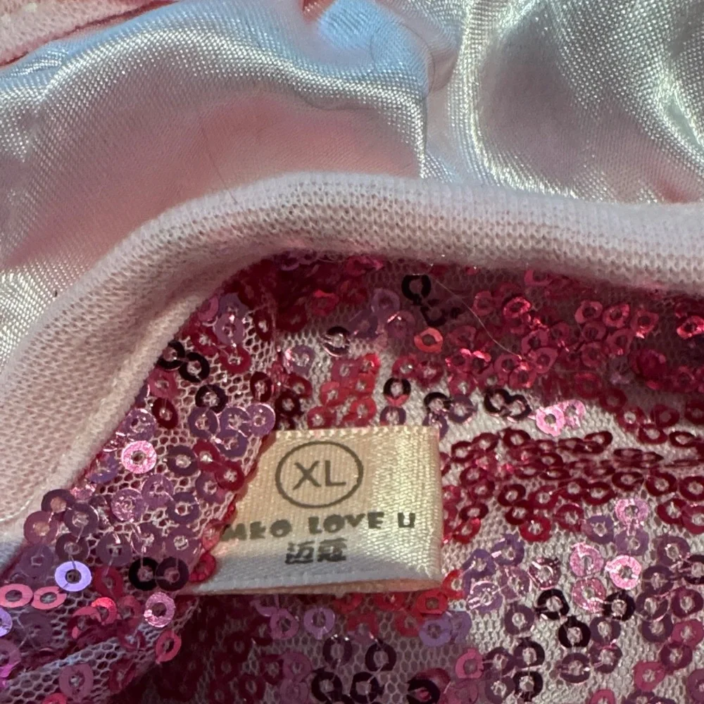 Sparkling Pink Dog Dress for Halloween